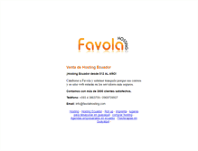 Tablet Screenshot of favola-ec.com